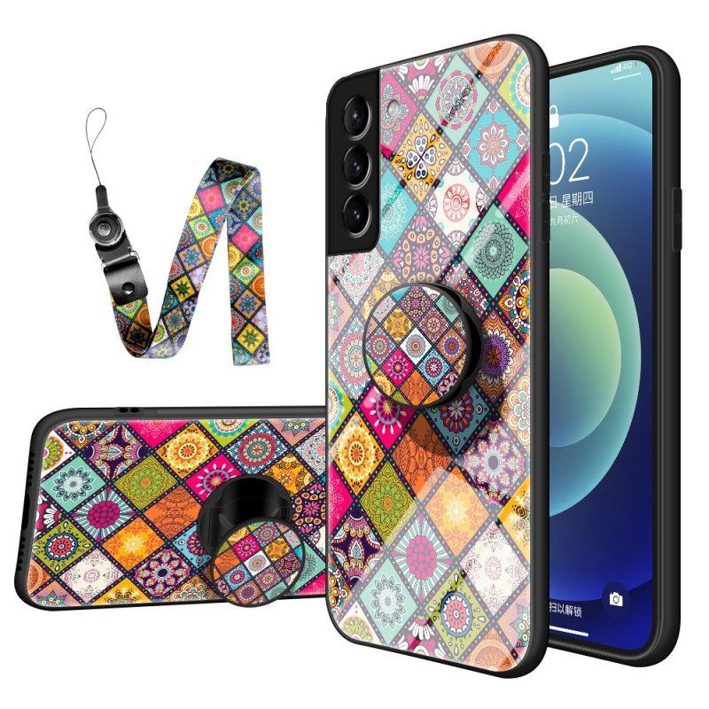 θηκη κινητου Samsung Galaxy S22 5G Μαγνητική Θήκη Patchwork